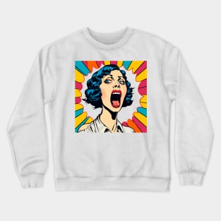 she screams I scream Crewneck Sweatshirt